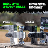 Rhino USA 6In Heavy Duty Drop Hitch - 2In (Silver) Rhino USA Hitch Accessories  AXOPROS