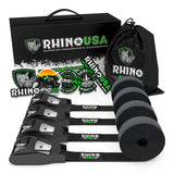 Rhino USA Lashing Straps 1In X 12Ft - Set Of 4 Rhino USA Tow Straps  AXOPROS