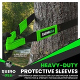 Rhino USA Recovery Tow Strap 3Inx20Ft (Black) Rhino USA Tow Straps  AXOPROS
