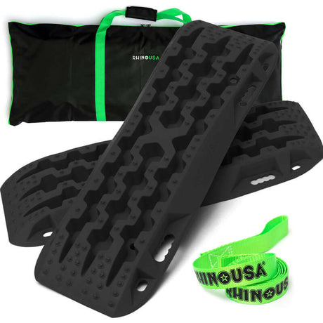 Rhino USA Recovery Traction Boards - Black (Pair) Rhino USA Recovery Boards  AXOPROS
