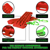 Rhino USA Recovery Traction Boards - Red (Pair) Rhino USA Recovery Boards  AXOPROS