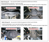 Ridetech 19-25 GM Silverado/Sierra 1500 4WD Lowering Kit - Group B Axle Type Ridetech Lowering Kits  AXOPROS