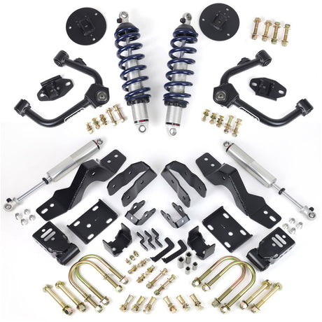 Ridetech 19-25 GM Silverado/Sierra 1500 4WD Lowering Kit - Group B Axle Type Ridetech Lowering Kits  AXOPROS