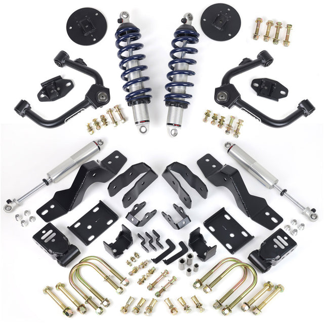 Ridetech 19-25 GM Silverado/Sierra 1500 4WD Lowering Kit - Group B Axle Type Ridetech Lowering Kits  AXOPROS