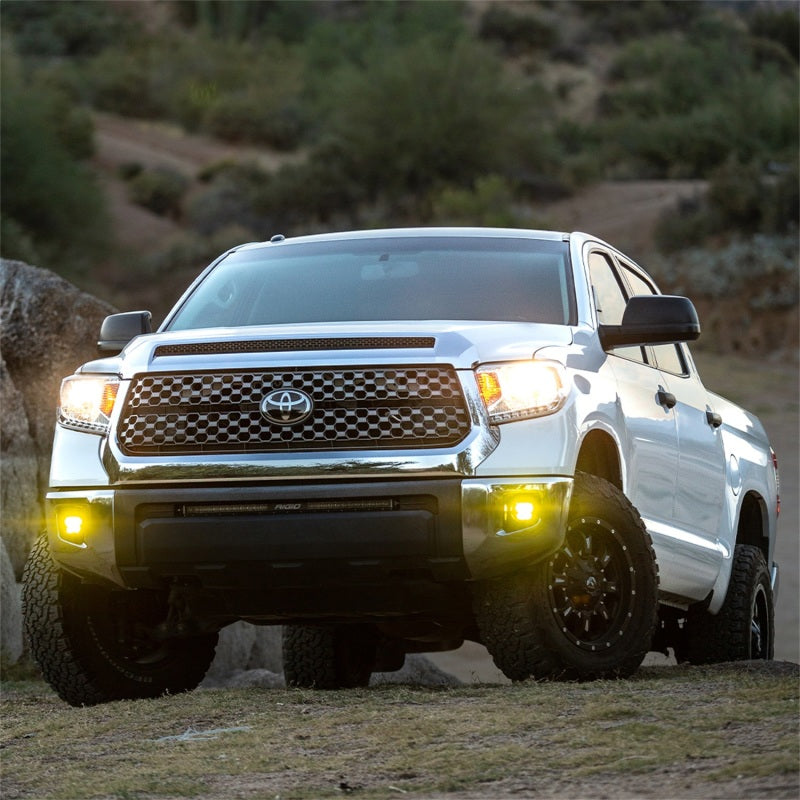 Rigid Industries 2014+ Toyota Tundra & 4Runner / 2016+ Tacoma 360-Series PRO SAE Fog Kit - Yellow Rigid Industries Light Bars & Cubes  AXOPROS