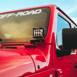 Rigid Industries 2018 Jeep JL - A-Pillar Mount Kit - Mounts Set of D / D-SS / SR-M / Ignite Series Rigid Industries Light Mounts  AXOPROS