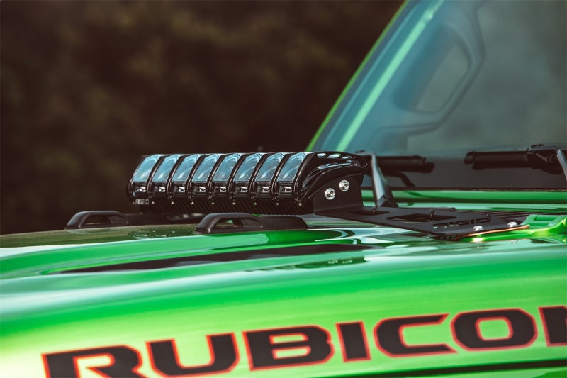 Rigid Industries 2018 Jeep JL - Hood Mount Kit - Mounts 20in Adapt Series Rigid Industries Light Mounts  AXOPROS