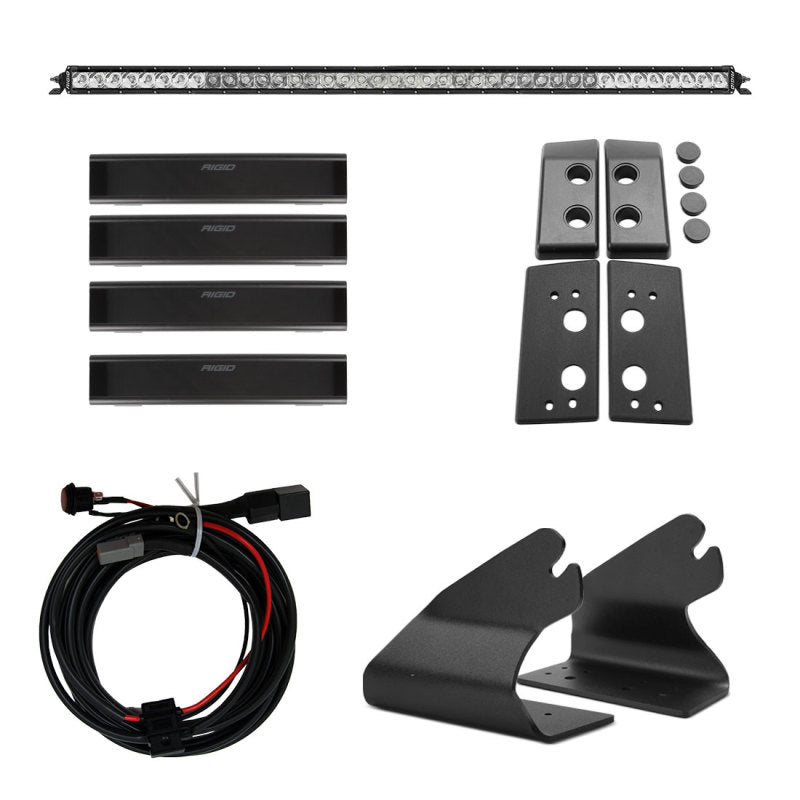 Rigid Industries 2021 Ford Bronco Roof Line Light Kit (Incl. SR spot/flood Combo Bar) Rigid Industries Light Mounts  AXOPROS