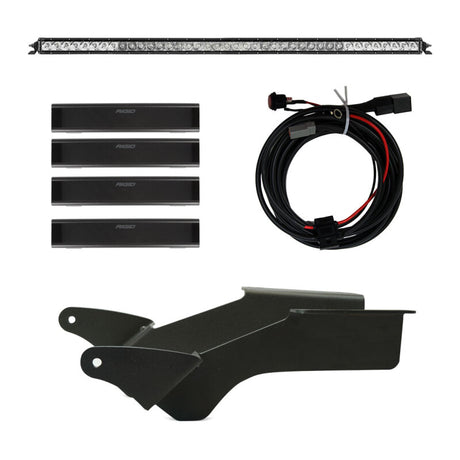 Rigid Industries 2021 Ford Bronco Roof Rack Light Kit (Incl. SR spot/flood Combo Bar) Rigid Industries Light Mounts  AXOPROS
