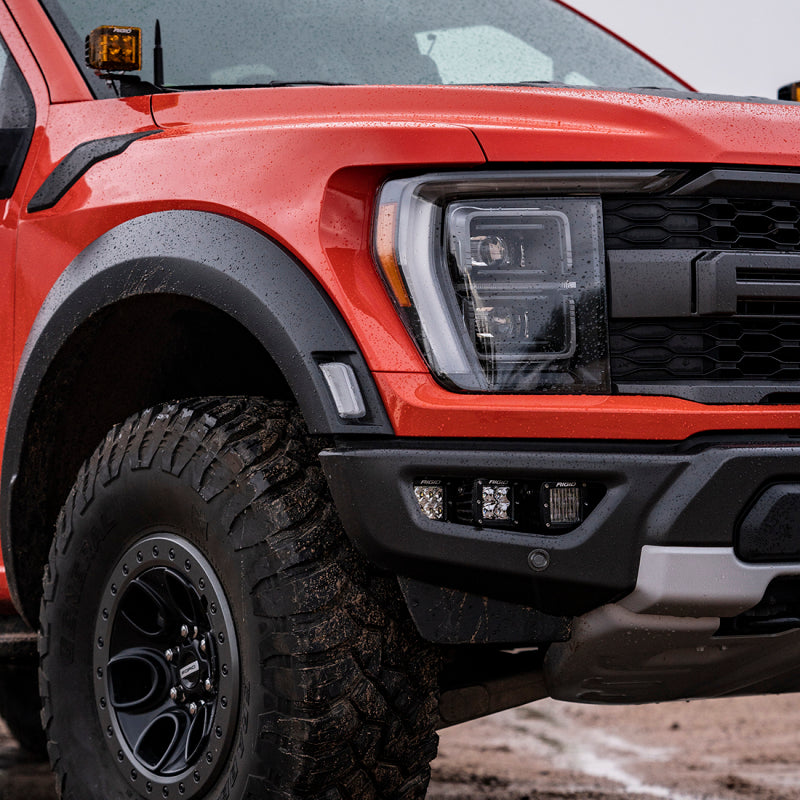 Rigid Industries 2021+ Ford Raptor Triple Fog Lights Kit Rigid Industries Light Mounts  AXOPROS