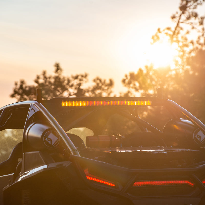 Rigid Industries 28in Chase Light Bar Universal - Rear Facing 27 Mode 5 Color LED Light Bar Rigid Industries Tail Lights  AXOPROS