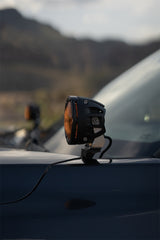 Rigid Industries 360-Series 4in Fog w/ Amber PRO Lens - White (Pair) Rigid Industries Light Bars & Cubes  AXOPROS