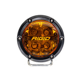 Rigid Industries 360-Series 4in Fog w/ Amber PRO Lens - White (Pair) Rigid Industries Light Bars & Cubes  AXOPROS