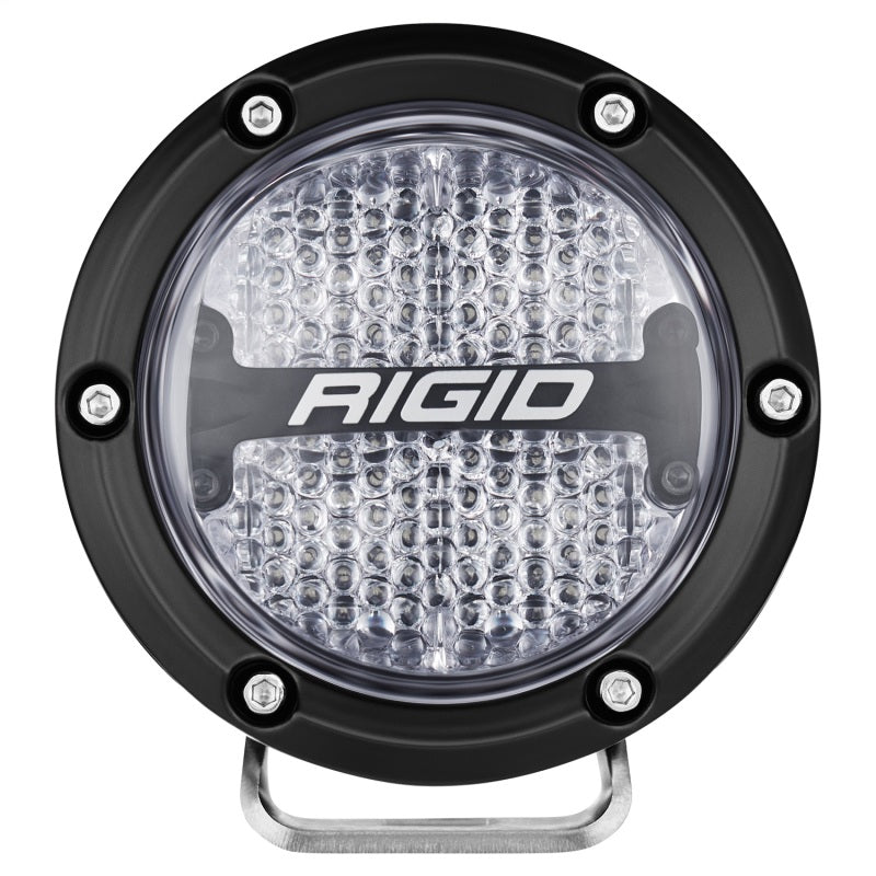 Rigid Industries 360-Series 4in LED Off-Road Diffused Beam - RGBW Backlight (Pair) Rigid Industries Light Bars & Cubes  AXOPROS