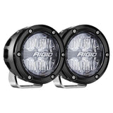 Rigid Industries 360-Series 4in LED Off-Road Drive Beam - RGBW (Pair) Rigid Industries Light Bars & Cubes  AXOPROS
