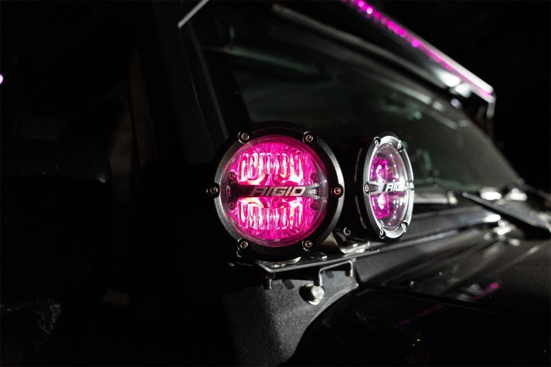 Rigid Industries 360-Series 4in LED Off-Road Drive Beam - RGBW (Pair) Rigid Industries Light Bars & Cubes  AXOPROS