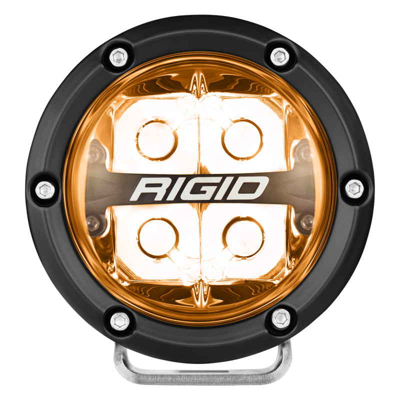 Rigid Industries 360-Series 4in LED Off-Road Spot Beam - RGBW (Pair) Rigid Industries Light Bars & Cubes  AXOPROS