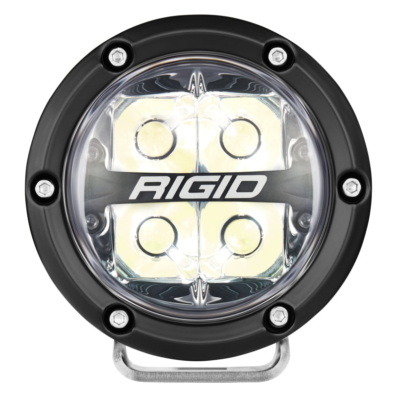 Rigid Industries 360-Series 4in LED Off-Road Spot Beam - RGBW (Pair) Rigid Industries Light Bars & Cubes  AXOPROS