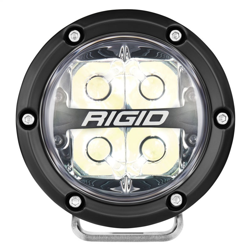 Rigid Industries 360-Series 4in LED Off-Road Spot Beam - RGBW (Pair) Rigid Industries Light Bars & Cubes  AXOPROS