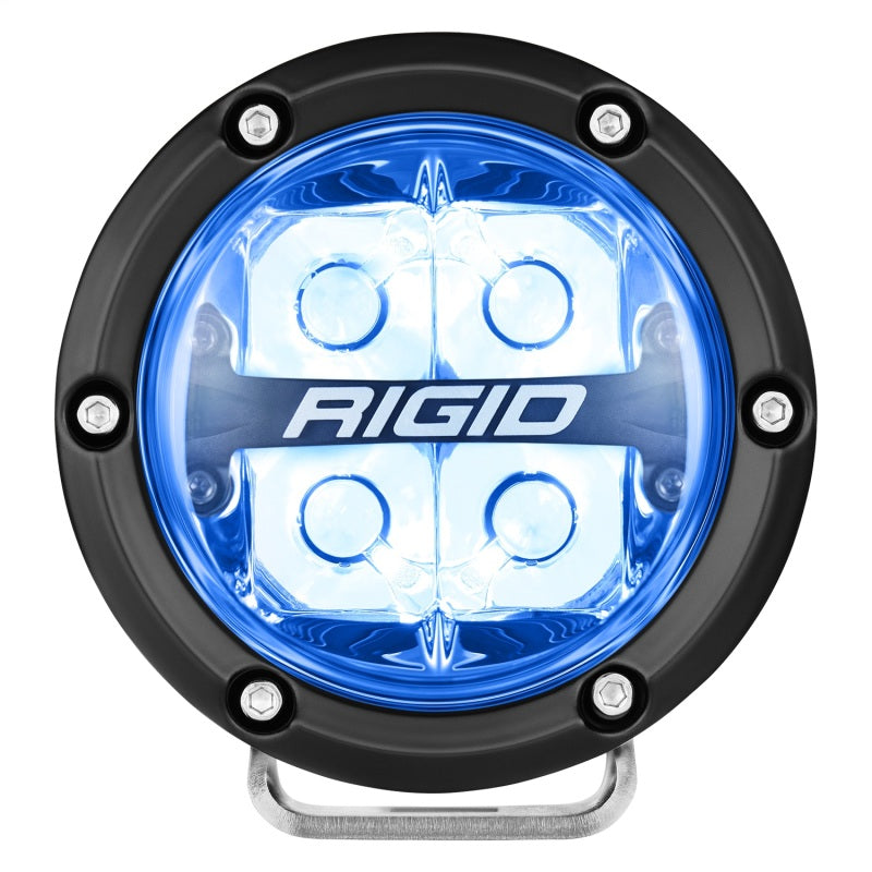 Rigid Industries 360-Series 4in LED Off-Road Spot Beam - RGBW (Pair) Rigid Industries Light Bars & Cubes  AXOPROS