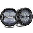 Rigid Industries 360-Series 4in LED SAE J583 Fog Light - White (Pair) Rigid Industries Light Bars & Cubes  AXOPROS