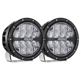Rigid Industries 360-Series 6in LED Off-Road Drive Beam - RGBW (Pair) Rigid Industries Light Bars & Cubes  AXOPROS