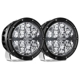 Rigid Industries 360-Series 6in LED Off-Road Spot Beam - RGBW (Pair) Rigid Industries Light Bars & Cubes  AXOPROS