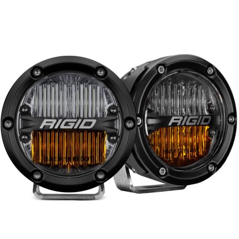 Rigid Industries 360-Series SAE Fog Yellow/White Pair Rigid Industries Light Bars & Cubes  AXOPROS
