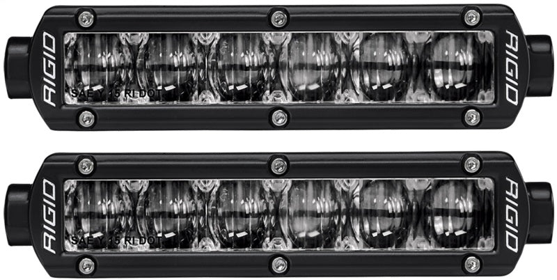 Rigid Industries 6in SR-Series - Fog - White Rigid Industries Light Bars & Cubes  AXOPROS