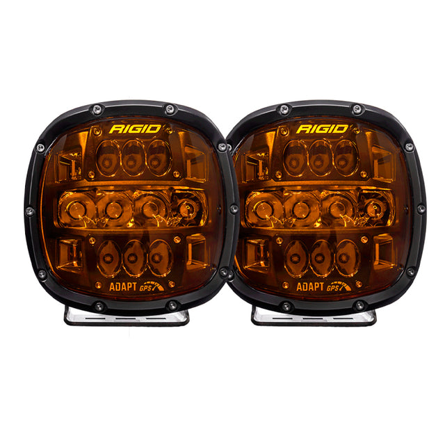 Rigid Industries Adapt XP w/ Amber PRO Lens (Pair) Rigid Industries Light Bars & Cubes  AXOPROS