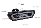 Rigid Industries Chase Tail Light Kit w/ Mounting Bracket - Amber Rigid Industries Tail Lights  AXOPROS