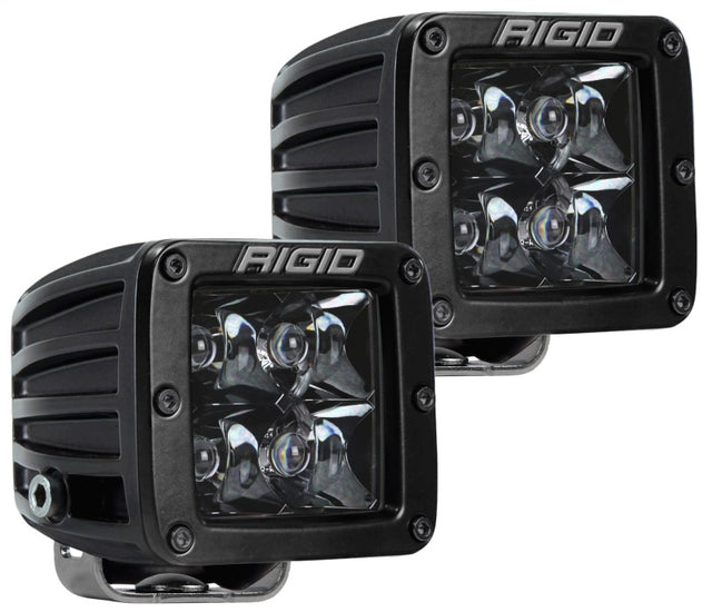 Rigid Industries D-Series Midnight Edition - Spot - Set of 2 Rigid Industries Light Bars & Cubes  AXOPROS