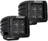 Rigid Industries D Series PRO Midnight Edition - Spot - Diffused - Pair Rigid Industries Light Bars & Cubes  AXOPROS