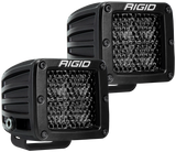 Rigid Industries D Series PRO Midnight Edition - Spot - Diffused - Pair Rigid Industries Light Bars & Cubes  AXOPROS