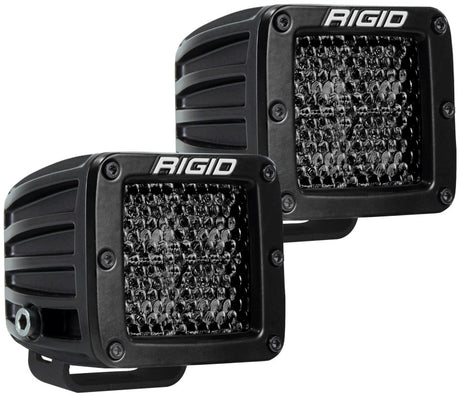 Rigid Industries D Series PRO Midnight Edition - Spot - Diffused - Pair Rigid Industries Light Bars & Cubes  AXOPROS
