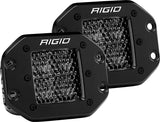 Rigid Industries D Series PRO Midnight Edition - Spot - Diffused - Pair Rigid Industries Light Bars & Cubes  AXOPROS