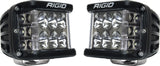 Rigid Industries D-SS - Driving - Set of 2 - Black Housing Rigid Industries Light Bars & Cubes  AXOPROS