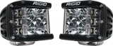 Rigid Industries D-SS - Flood - Set of 2 - Black Housing Rigid Industries Light Bars & Cubes  AXOPROS
