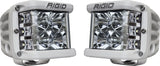 Rigid Industries D-SS - Flood - Set of 2 - White Housing Rigid Industries Light Bars & Cubes  AXOPROS