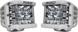 Rigid Industries D-SS - Spot - Set of 2 - White Housing Rigid Industries Light Bars & Cubes  AXOPROS