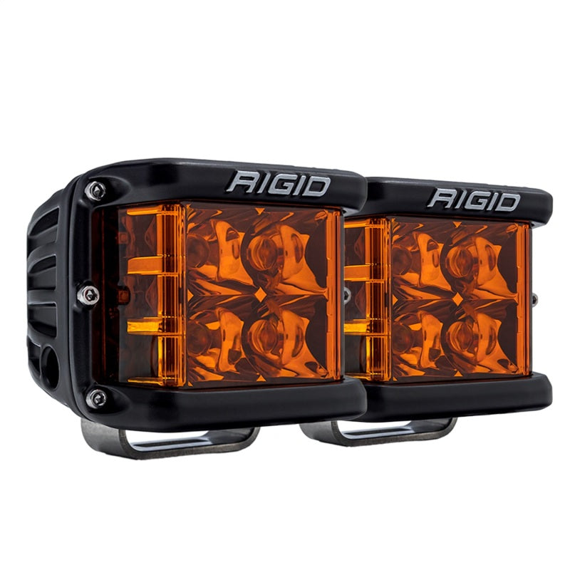 Rigid Industries D-SS Spot w/ Amber PRO Lens (Pair) Rigid Industries Light Bars & Cubes  AXOPROS