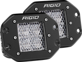 Rigid Industries Dually - Flush Mount - 60 Deg. Lens - Set of 2 Rigid Industries Light Bars & Cubes  AXOPROS