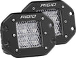 Rigid Industries Dually - Flush Mount - 60 Deg. Lens - Set of 2 Rigid Industries Light Bars & Cubes  AXOPROS