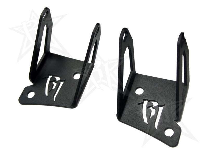 Rigid Industries Jeep JK - A-Pillar Mount Kit - Mounts set of Dually/D2 Rigid Industries Light Mounts  AXOPROS