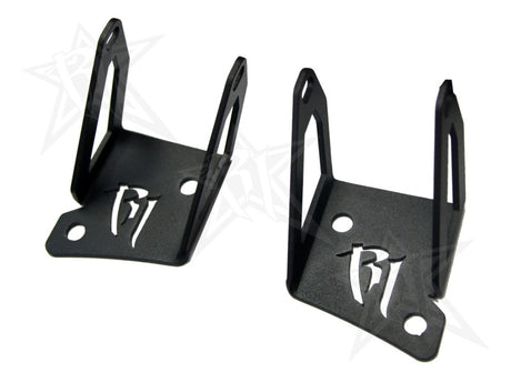 Rigid Industries Jeep JK - A-Pillar Mount Kit - Mounts set of Dually/D2 Rigid Industries Light Mounts  AXOPROS
