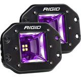 Rigid Industries Radiance+ Scene RGBW Flush Mount - Pair Rigid Industries Light Bars & Cubes  AXOPROS