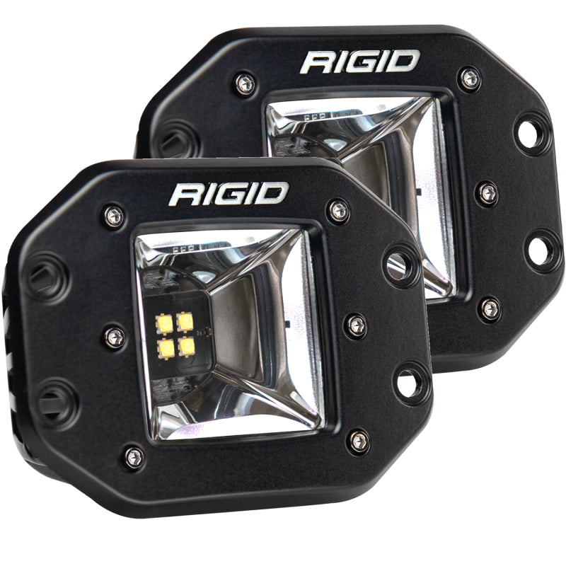 Rigid Industries Radiance+ Scene RGBW Flush Mount - Pair Rigid Industries Light Bars & Cubes  AXOPROS