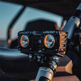 Rigid Industries Revolve Pod w/Amber Trim Ring - Pair Rigid Industries Light Bars & Cubes  AXOPROS