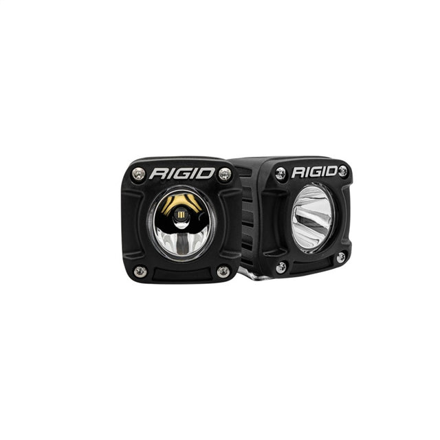 Rigid Industries Revolve Pod w/Amber Trim Ring - Pair Rigid Industries Light Bars & Cubes  AXOPROS