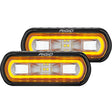 Rigid Industries SR-L Series Surface Mount LED Spreader Pair w/ Amber Halo - Universal Rigid Industries Light Bars & Cubes  AXOPROS